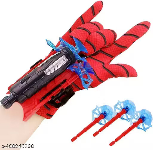 Spider Web Shooters Toy Hero Launcher Wrist Toy Set Spider-Man Web Shooters with Gadget,Birthday Gift for Kids, Sticky Wall Soft Bomb Funny Children's Educational Toys